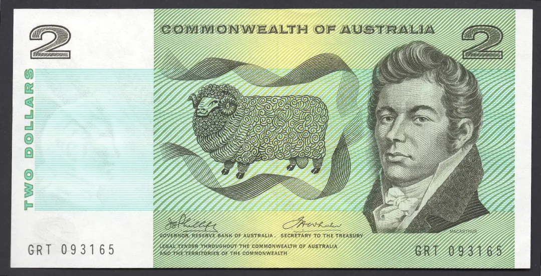 Lot 18 — 1972 $2 Phillips/Wheeler Commonwealth General Prefix []