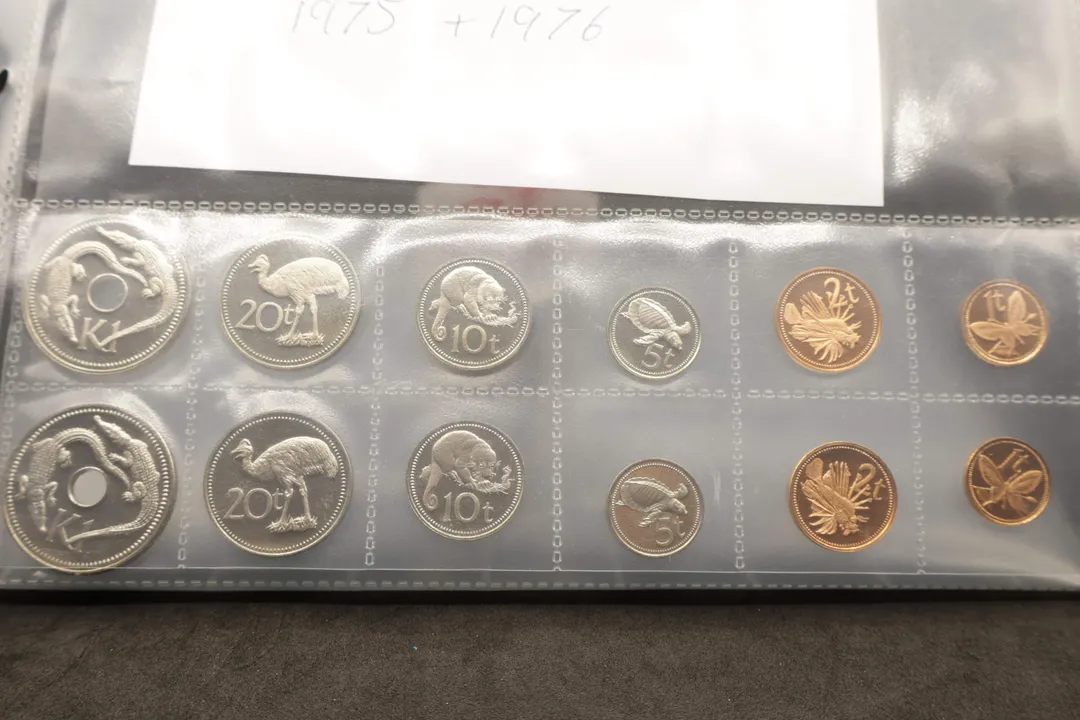 Lot 35 — Papua New Guinea Coin Collection – 1975 & 1976