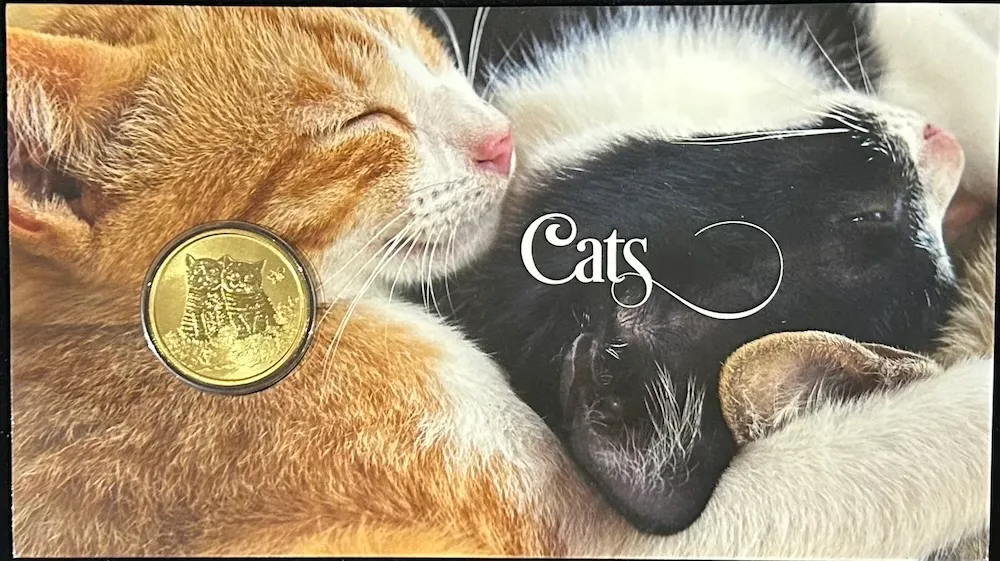 Lot 30 — Cats Coin & Stamp Cover