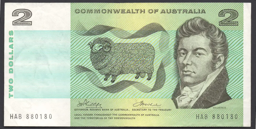 Lot 17 — 1972 $2 Phillips/Wheeler Commonwealth General Prefix []